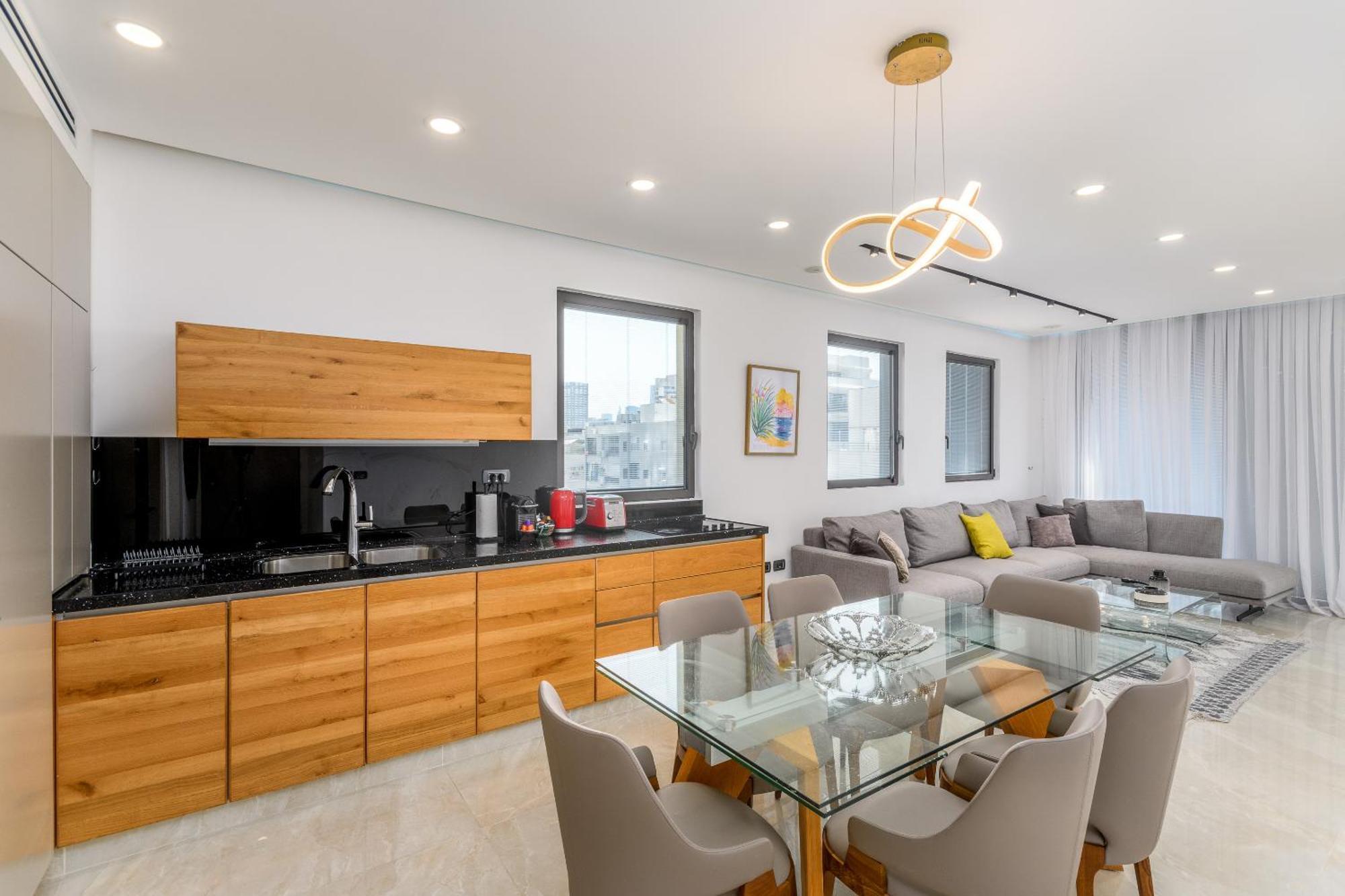 Luxury 2Bdrm Balcony & Parking Close To The Beach Tel Aviv Exterior photo